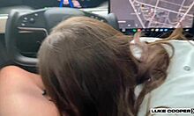 Teaching Hot Stepsis How to Drive, She Makes a Move to Get Close