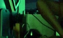 Velvet rain 23 getting pounded hard with a huge cucumber from behind and squirting everywhere.