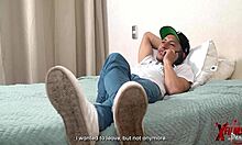 Friend with huge cock invites me to watch netflix while fucking hard