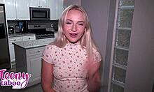 I takes fat load in tight teen pussy.