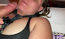 hot pawg girlfriend sucking and playing with my big white cock compilation