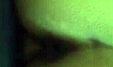 Peruvian Girl Riding Her Creamy Pussy