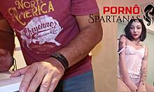 18-Year-Old Watches Mom's Porn and Sits on Same Cock