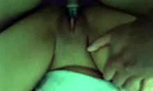 I ate the neighbor's girlfriend while he worked, moaning loudly in creampie orgasm.