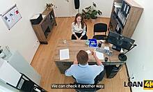 Naughty Babe Seduced Stranger In Office And Spanked