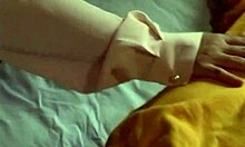 In the daytime, a Japanese couple with small tits and hairy pussy are fucking passionately. The brunette amateur licks and sucks before the hardcore action.