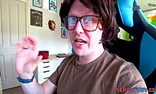 tricked brit feels excitement gobbling and riding cock