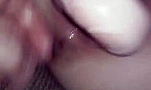 Girlfriend playfully engages with her favorite toys in a private moment