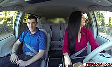 Teen and milf share pussy as birthday gift