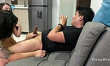 wild double blowjob pov with two sexy girls!!