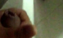 Cheating wife sucks my cock in front of her husband and he watches us fucking from outside the room 😈