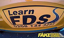 American Teen Creampied by British Instructor in Fake Driving School