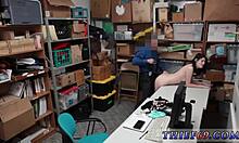 petite brunette teen 18+ explores anal motives with old police officer