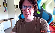 tricked brit feels excitement gobbling and riding cock