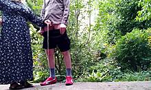 i helpd my step son pee while standing