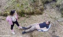 Busty Flexi Girl Gets Fucked In Public