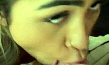 i suck busty skinny 18yo brazilian teen in first casting backstage bj pov