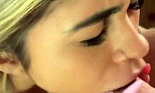 i suck busty skinny 18yo brazilian teen in first casting backstage bj pov