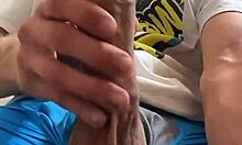 he jerks and edges his hard cock building to explosive cumshots in this compilation