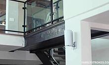 stepteen 18+ desires her stepdad for first sex experience with deepthroat and handjob