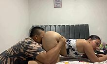 my stepsister with big ass addicted to gym after training