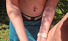 Wife Handjob On Walk