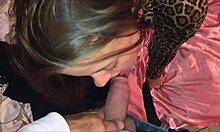 white milf sucks ass and cock then gets fucked in silky upskirt