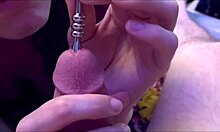 Extreme Sounding with Intense Pre-Cum and Cock Rubbing