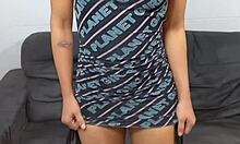 brazilian latina teen cries on dick in sheer outfit complete action