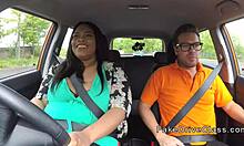 Huge Tits Fat Ebony Bangs Instructor!