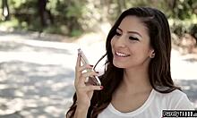 Couple Pounds New Teen Babysitter Hard!