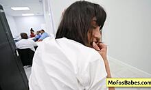 Slutty Horny Big Tit Office Milf Sucking Huge Dick And Fucked From Behind At Work Sasha Pearl Parker Ambrose