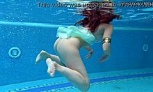hottest underwater swimming babe lizi vogue