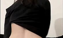 Horny british girl’s solo toy play