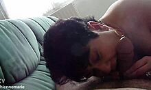 Chienne Receives Amateur Blowjob Cumshot Facial