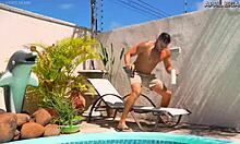 Pool Day Turns Into Intense Anal Fucking, From Dirty Ass To Mouth, Cum On Face, Swallowing Loads