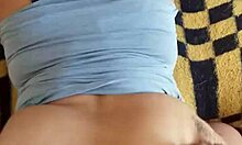 Girlfriend's Ass Vibrates For Chubby Friend!