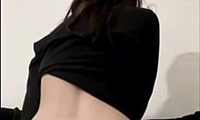 Horny british girl’s solo toy play