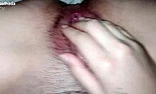 spectacular cumshot fills my argentine pussy