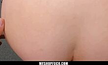 Officer Catches Brat Shoplifter In Stolen Lingerie And Fucks Her Hard