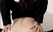 Horny british girl’s solo toy play