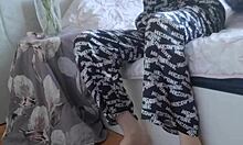 Elza kom in nylon tights fetish