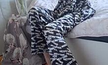 Elza kom in nylon tights fetish