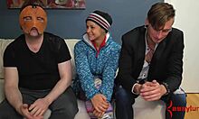 busty teen anal sub getting rammed deep in group