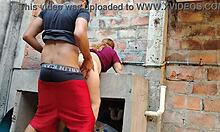 Neighbor fucked, cum inside, husband's task