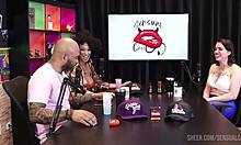 Hot Black Woman Teasing Transsexual's Dick Wetly - Melissa Leal On Sheer Red