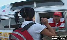 Stephanie Caine Teases Will Powers with Handjob and Blowjob