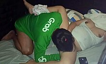 Asian Chubby Pregnant Woman Stays In Hotel