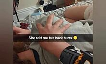 Cheating girlfriend fucked hard on Snapchat
