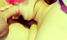 Hot Girl Eats Her Friend's Thick Cock As A Christmas Gift